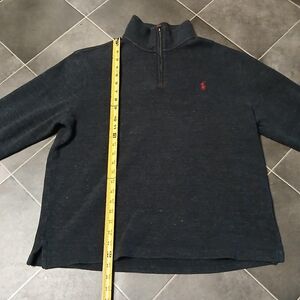 Men's Navy Half-Zip Sweater